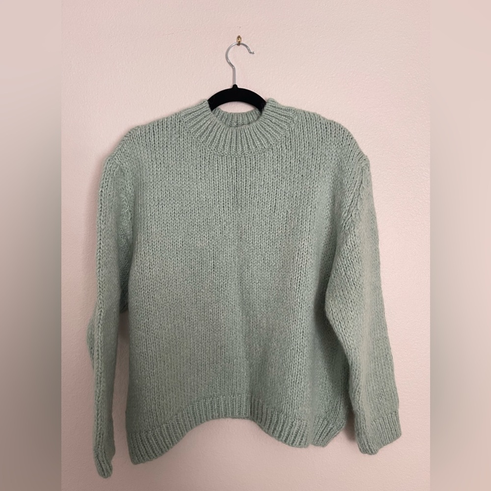 Blue Zara sweater